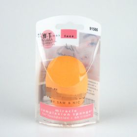 Beauty Blender Powder Puff Single Wet And Dry (Color: Orange)