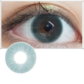 Beauty Pupil Male Students Natural Blue Male Gray Myopia Brown (Option: Bluegreen-150Degrees)