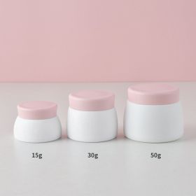 PP Double Cream Box Baby Mask Lotion Bottle Cream Jar (Option: Pink-15g)