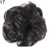 Women Hair Bun Extension Wavy Curly Messy Donut Chignons Wig Hairpiece