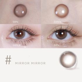 Mini Series Daily Color Contact Lenses (Option: Galo Brown38-0Degree)